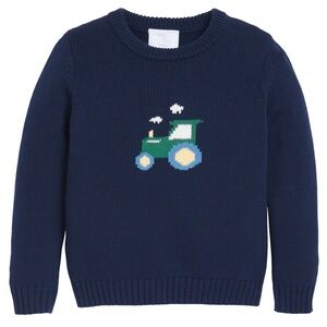 NIB Little English Intarsia Tractor Sweater (2T)